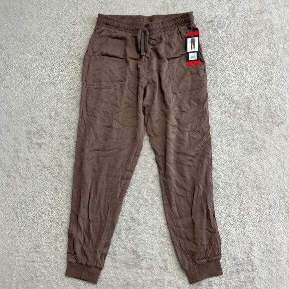 NEW Splendid Women's Size M Rayon Jogger Pants Brown - Picture 4 of 8
